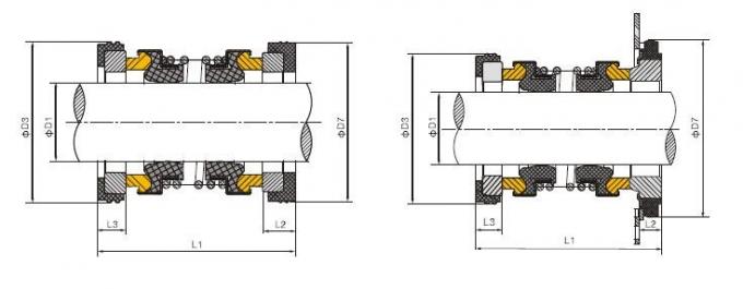EA560D Burgmann Pompa Mekanik Salmastra WQ Dalgı&ccedil; Dengesiz 0
